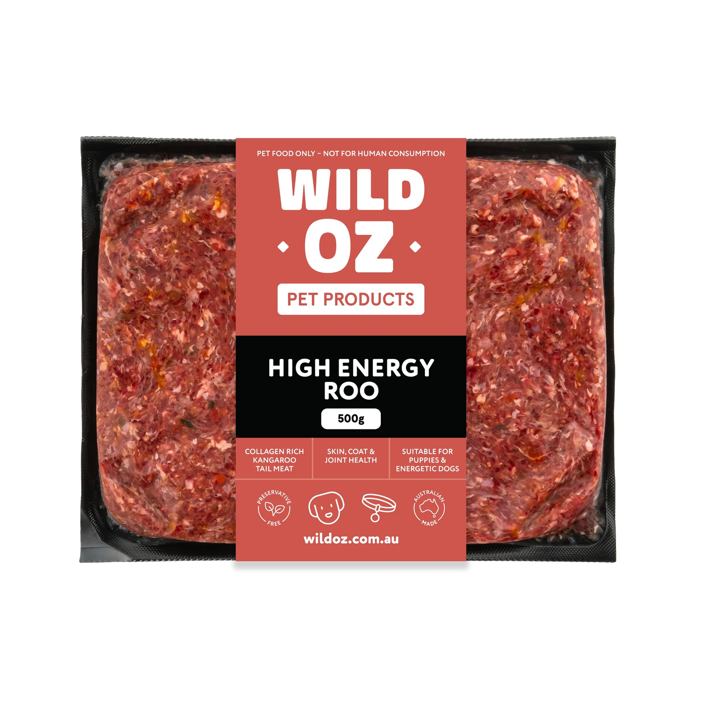 kangaroo high energy meals for pets 500g