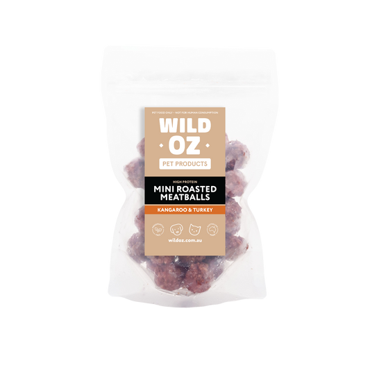 Roasted Mini Meatballs - Kangaroo & Turkey