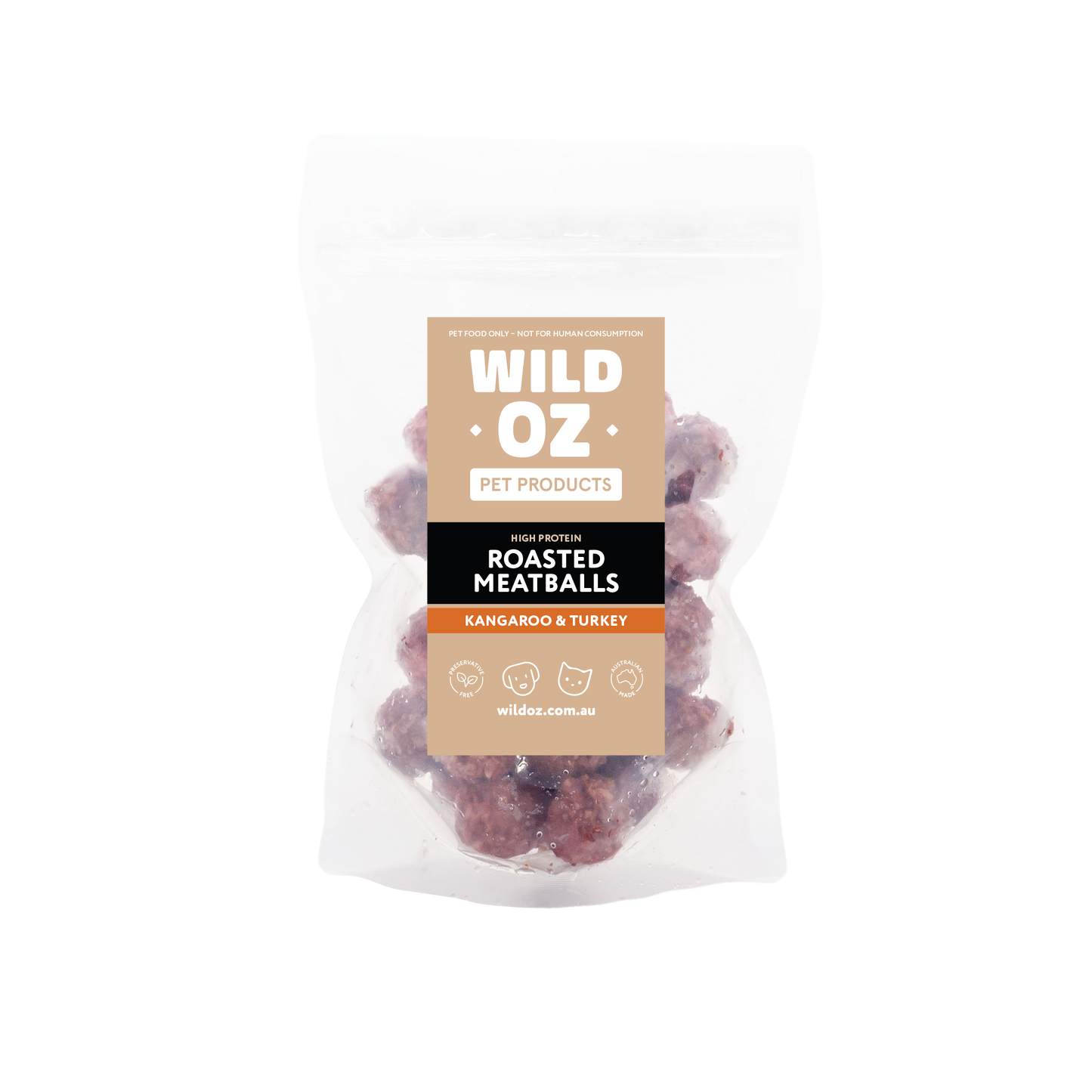 Roasted Meatballs - Kangaroo & Turkey