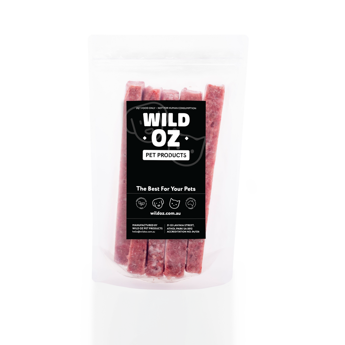 Naked Pet Meat Sticks - Turkey