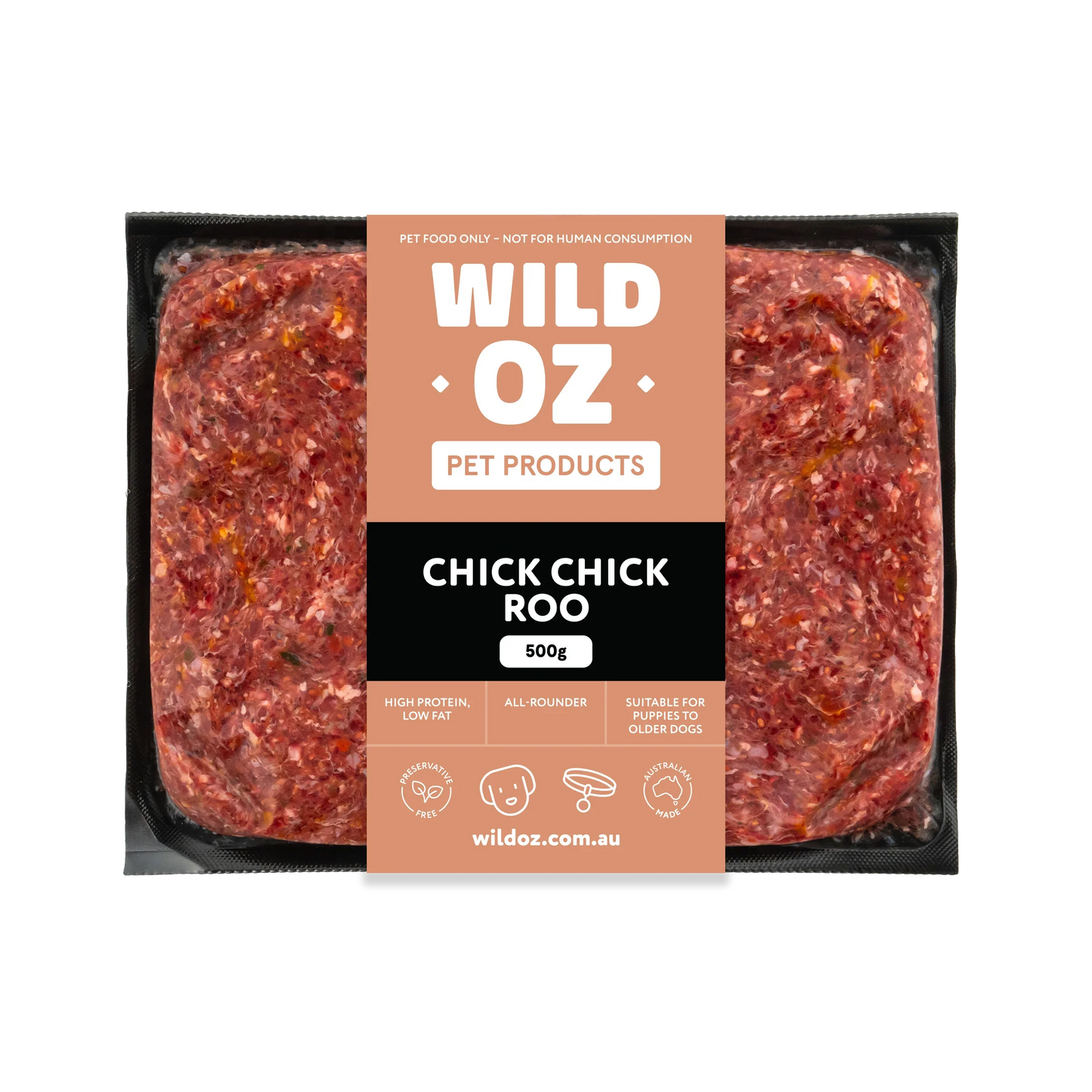 chicken readymade meals for pets 500g