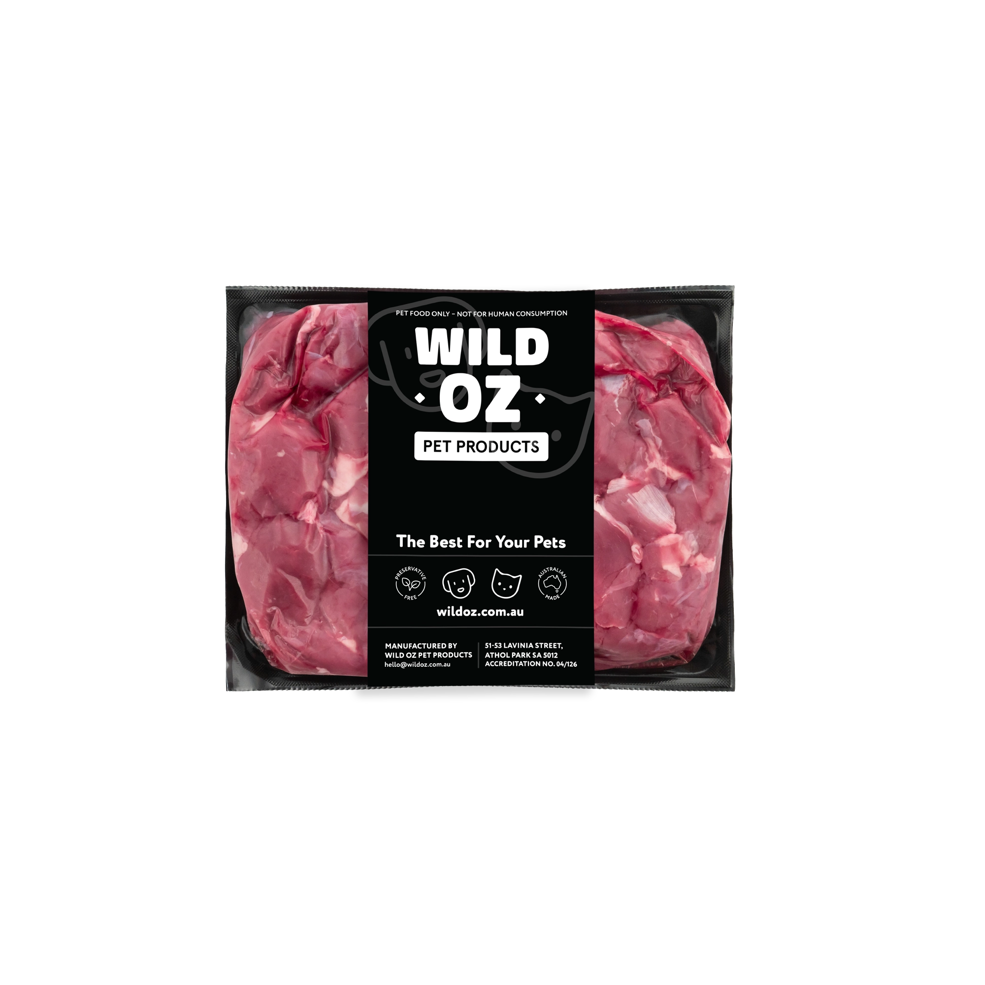 Wild Venison diced 500g – wild-oz
